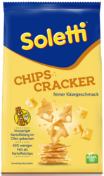 Verpackung von Soletti Chipscracker cheese