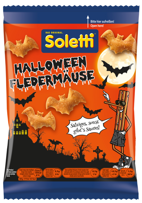 Verpackung von Soletti Halloween Fledermäuse