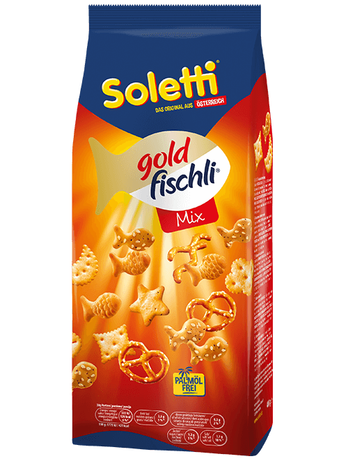 Verpackung von Soletti goldfischli Mix
