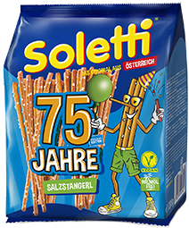 Verpackung von Soletti Salzstangerl