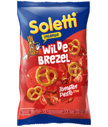 Verpackung von Soletti intense Wilde Brezel Tomate & Pesto