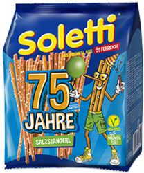 Verpackung von Soletti Salzstangerl