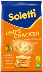 Verpackung von Soletti Chipscracker Meersalz