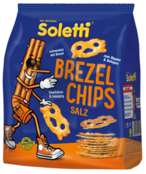 Verpackung von Soletti Brezelchips Salz